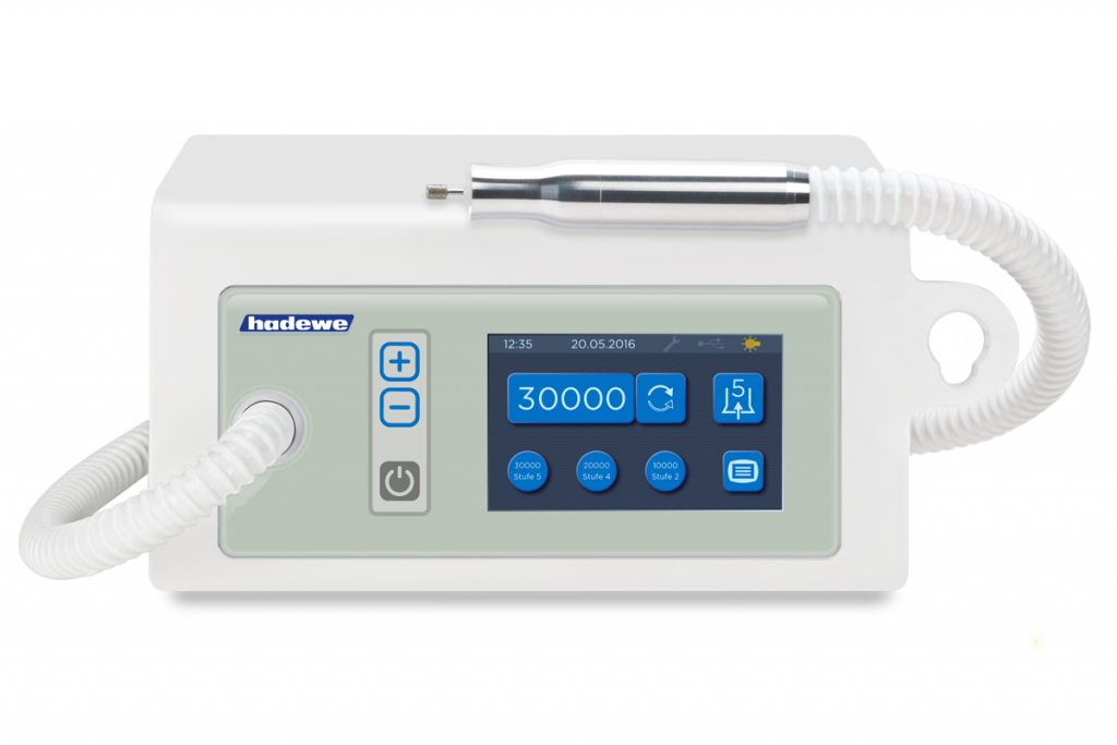 Hadewe Veloria² Plus fotpleieapparat med avsug 40 000
