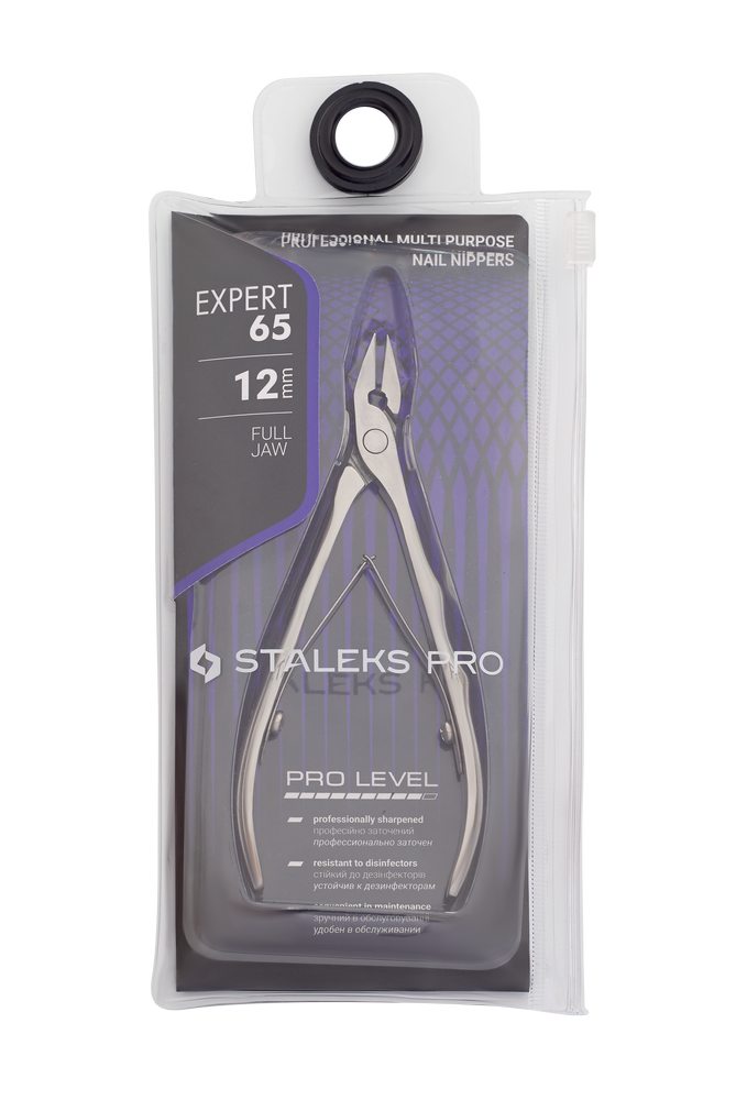 Staleks Pro Expert 65 negletang 12 mm rustfri profesjonell