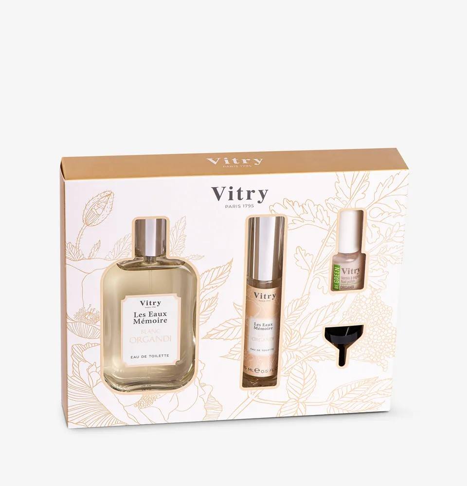 Vitry Blanc Organdi gavesett parfyme og lakk