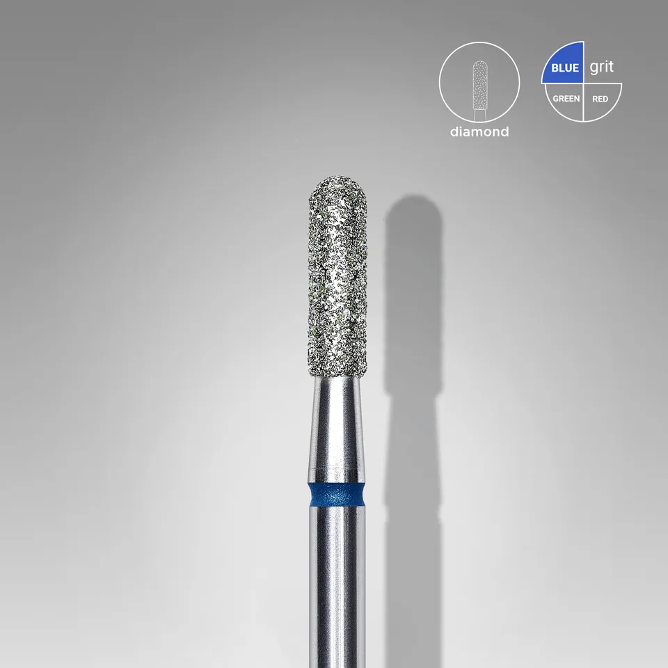 Staleks Expert diamant fresbits sylinder blå 2,3 mm 8 mm