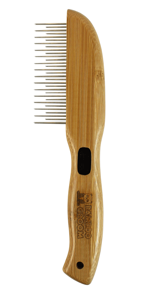 Bamboo Groom Rotating Pin Comb 31 pinnekam avrundet