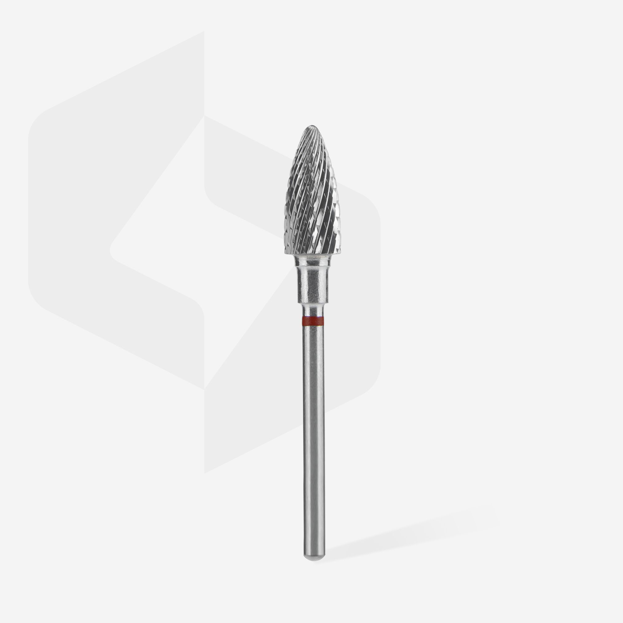 Staleks Expert hardmetall fresebor kongle rød 6 mm