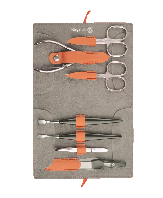 Niegeloh Solingen Decora XL manikyrsett 7-delt Cox Orange