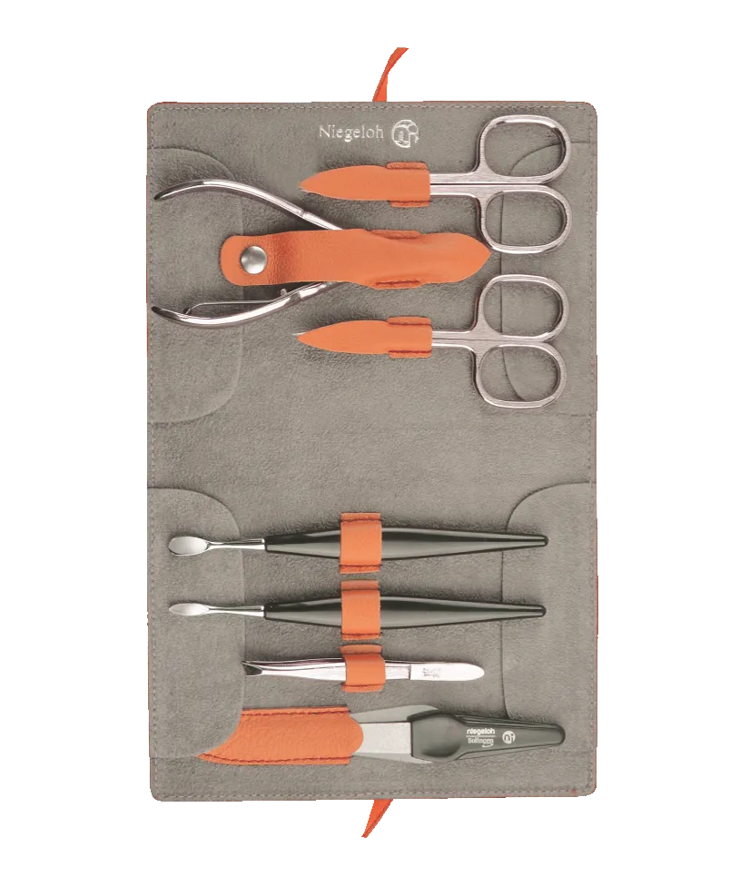 Niegeloh Solingen Decora XL manikyrsett 7-delt Cox Orange