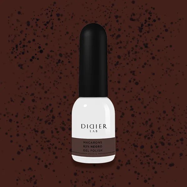 Didier Lab Macarons 82% Negro gellakk brun HEMA-fri