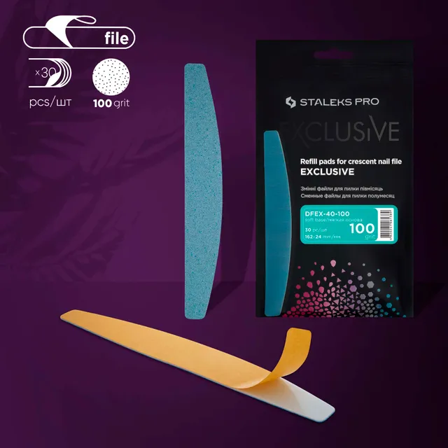 Staleks Pro Exclusive 40 neglefil refil 100 grit 30 stk
