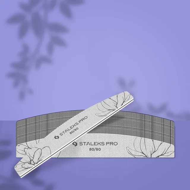 Staleks Expert 40 neglefil halvmåne 80/80 25 stk mineral