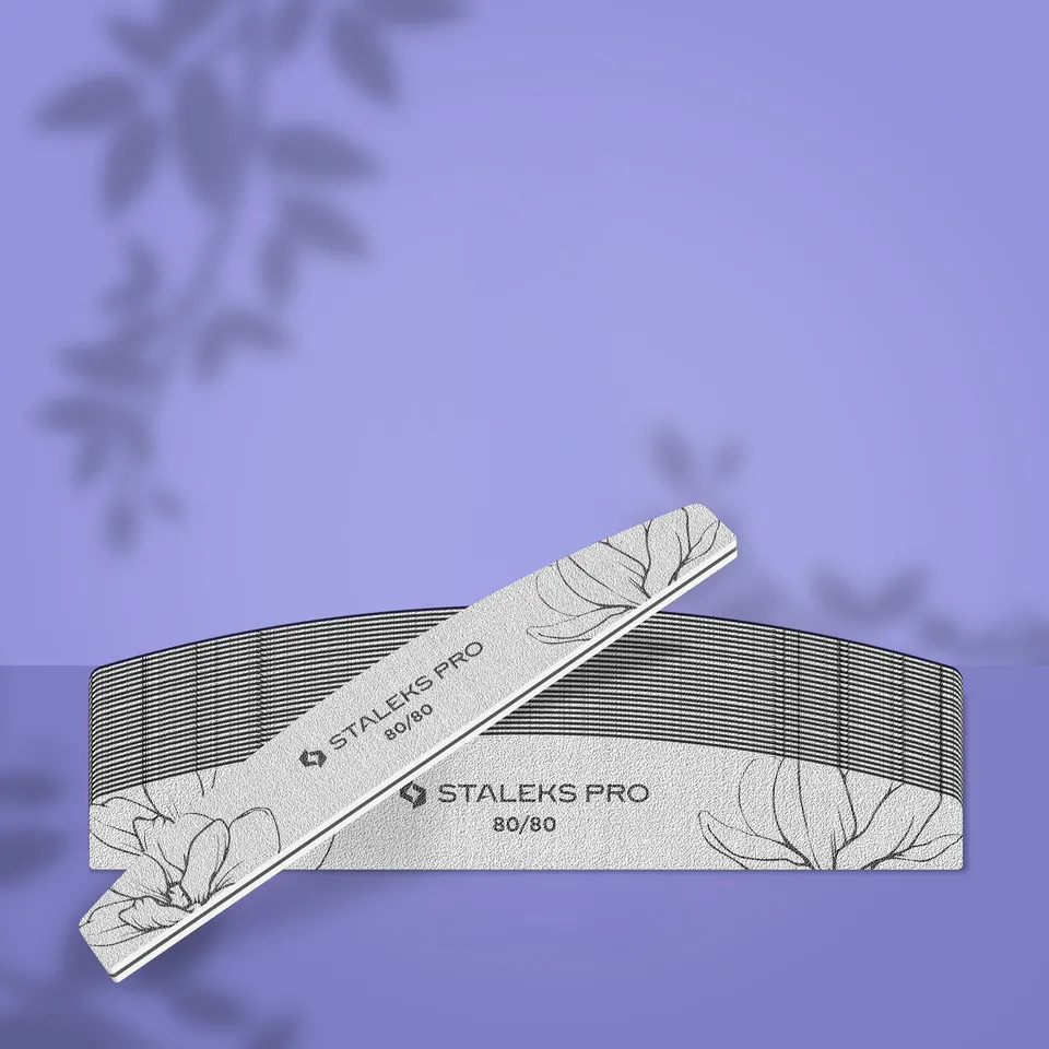 Staleks Expert 40 neglefil halvmåne 80/80 25 stk mineral