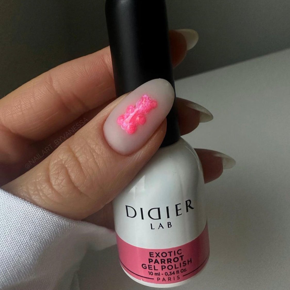 Didier Lab Exotic Parrot gellakk rosa shimmer