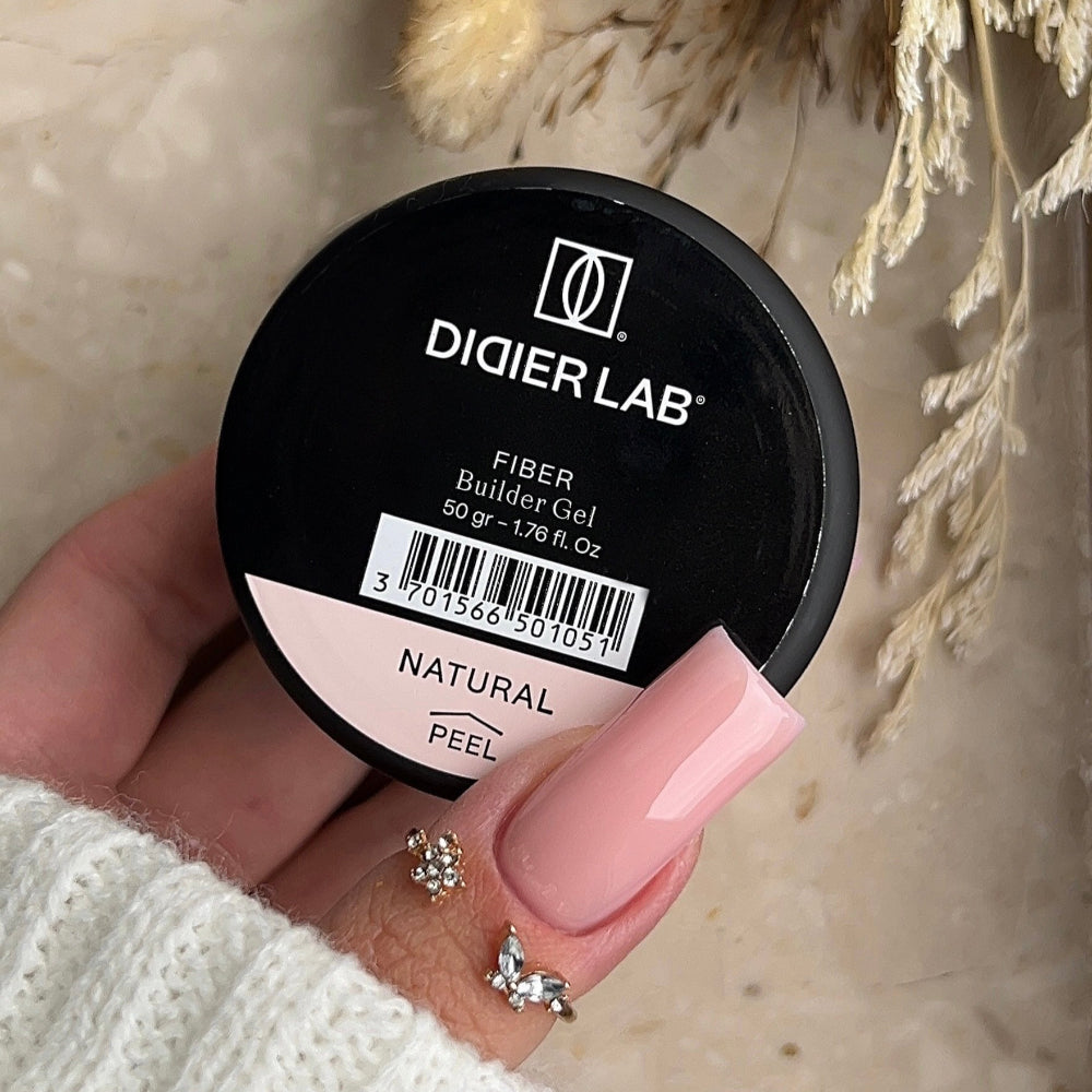 Didier Lab Fiber Builder Gel Natural byggegel selvutjevnende