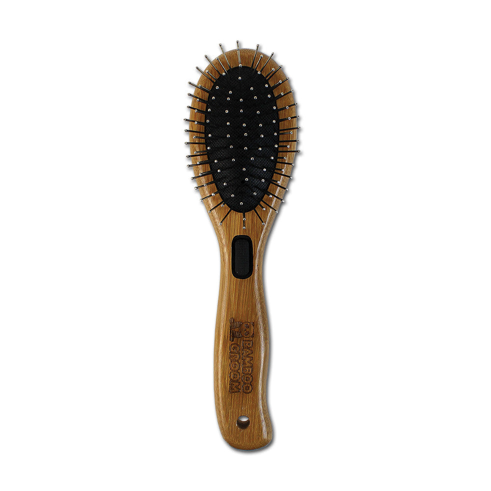 Bamboo Groom Combo hundebørste pinner og bust