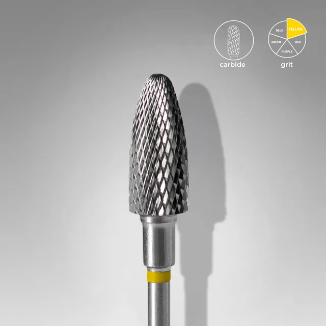 Staleks Expert hardmetallfres mais 6 mm gul