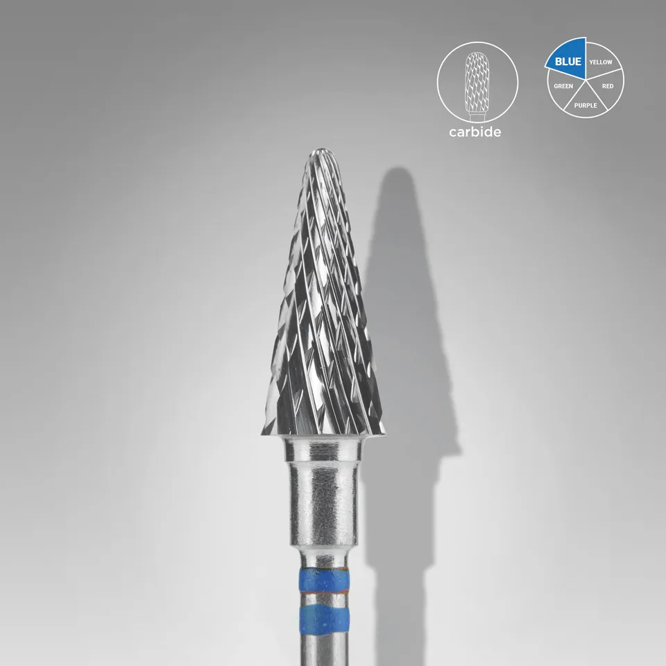 Staleks Expert fresebit konus blå 6 mm for venstrehendte