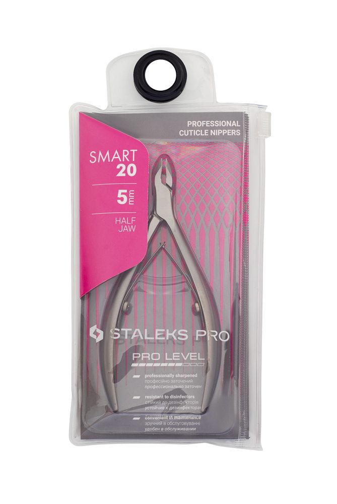 Staleks Pro Smart 20 neglebåndstang 5 mm rustfritt stål