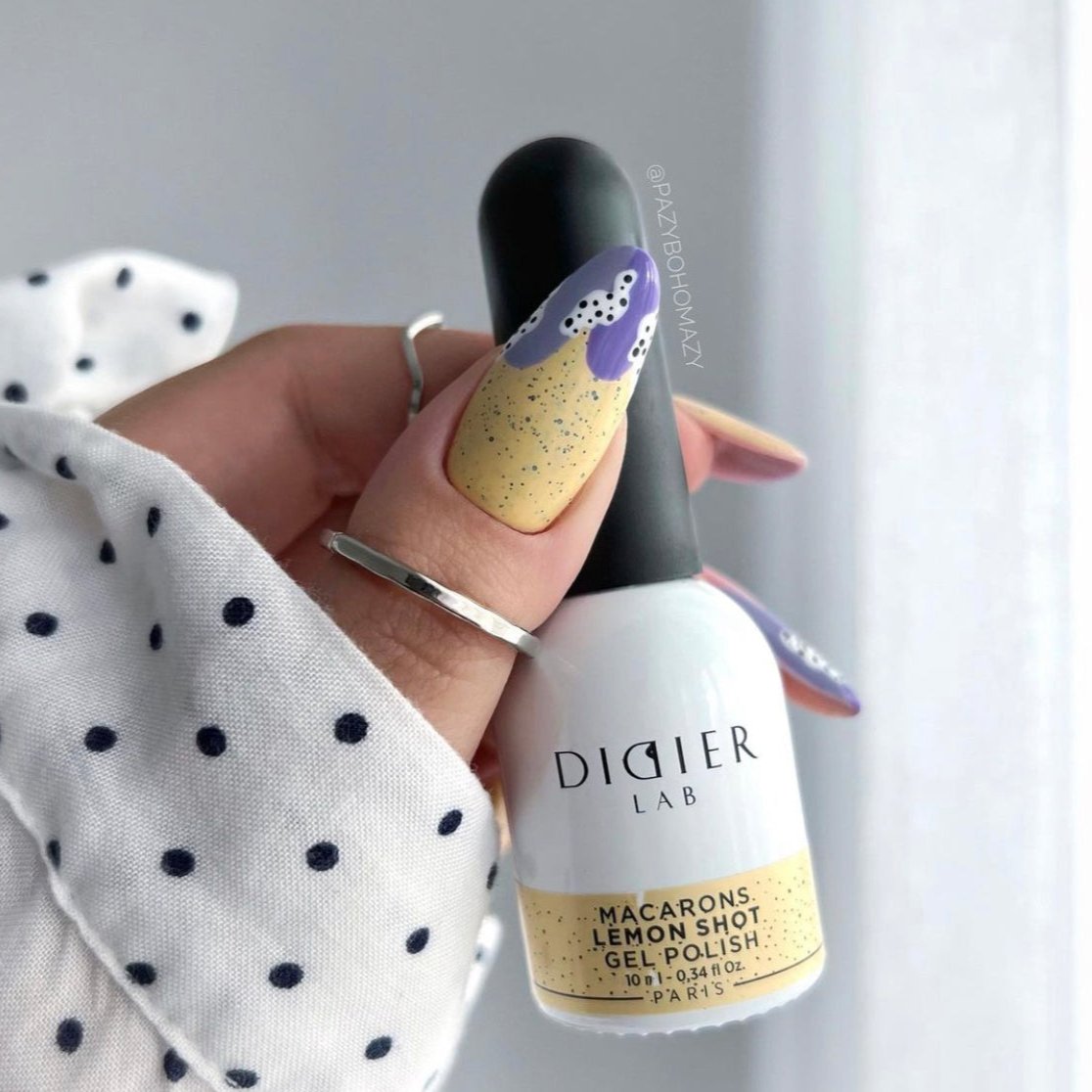 Didier Lab Macarons gellakk Lemon Shot gul dekkende