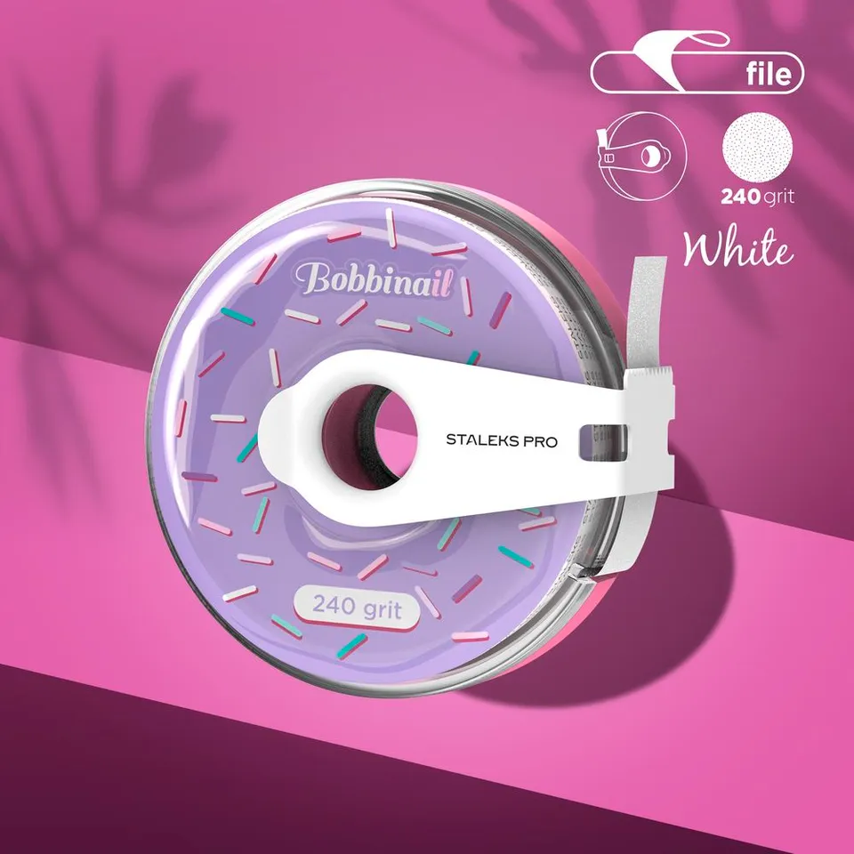 Staleks Expert slipebånd 240 grit hvit refill
