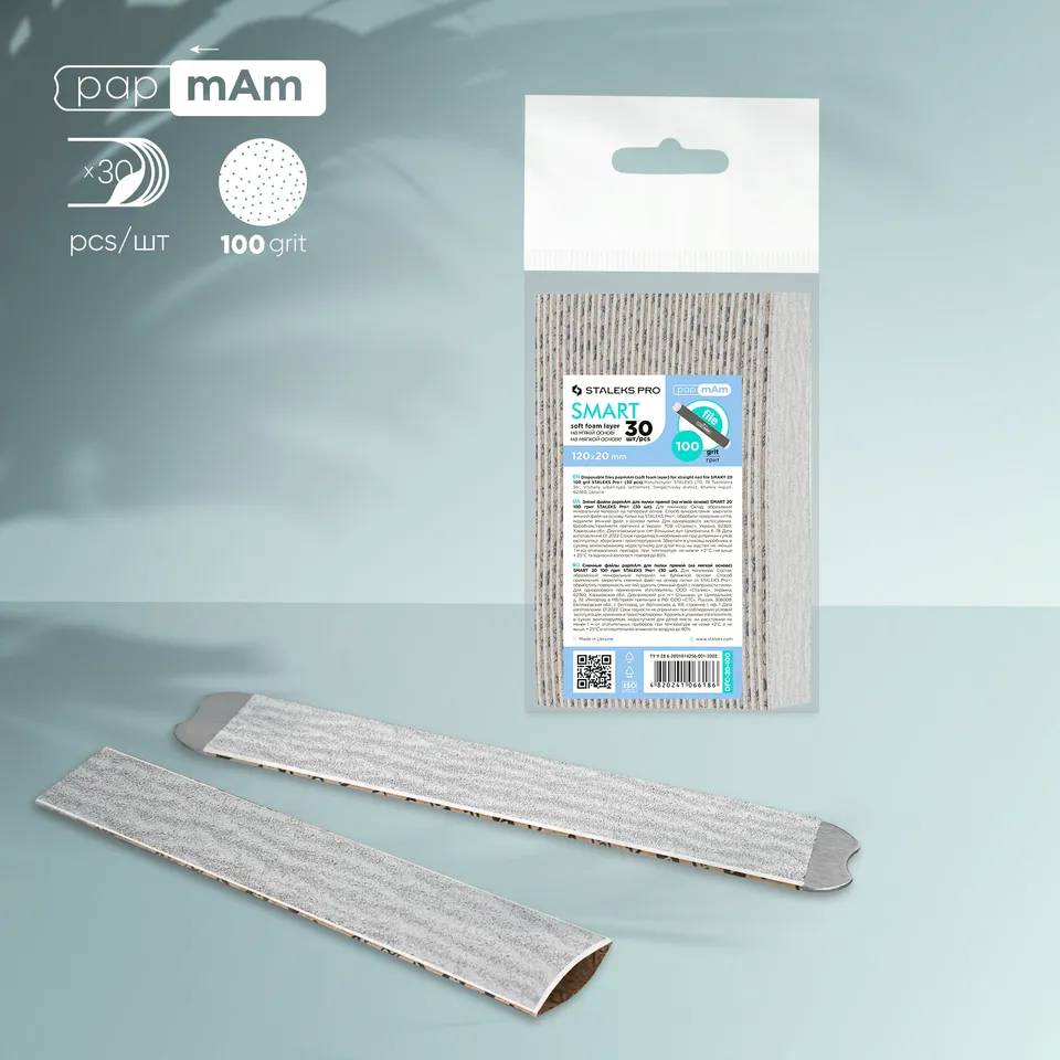 Staleks Smart 20 papmAm refil 100 grit 30 stk