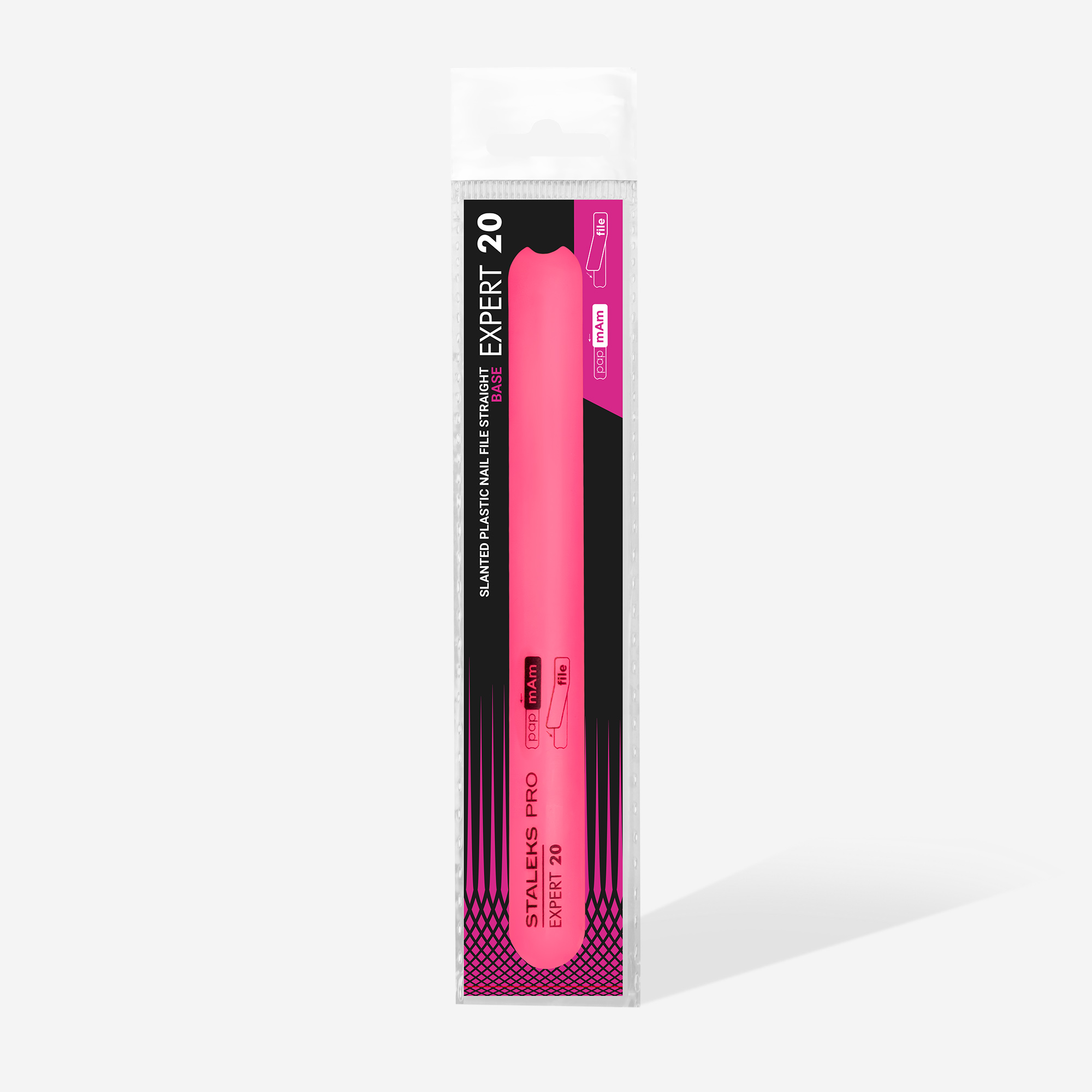 Staleks Expert 20 neglefil base rett plast