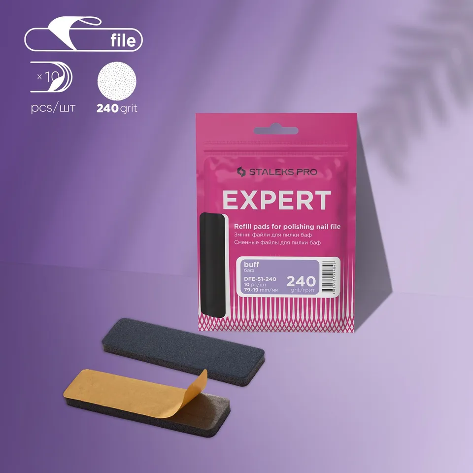 Staleks Pro Expert 51 slipeblader neglefil 240 grit
