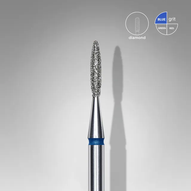 Staleks Expert diamantfres spiss flamme blå 1,6 mm
