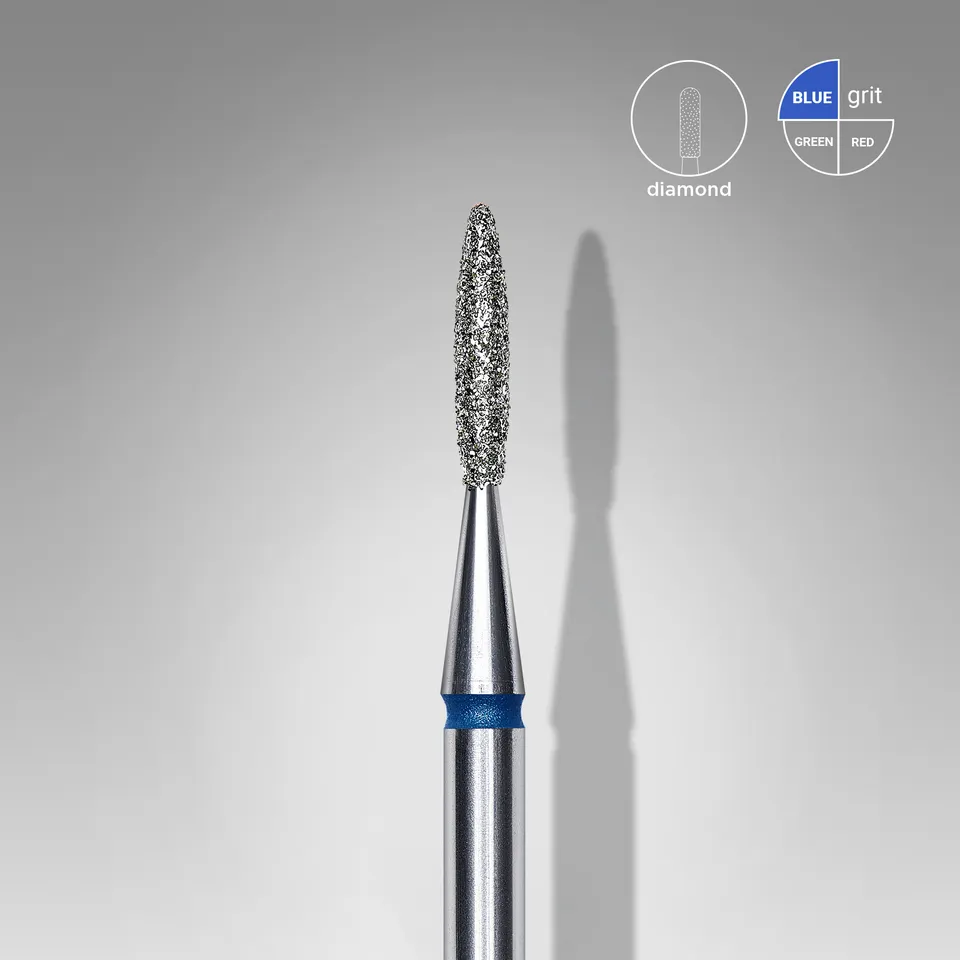 Staleks Expert diamantfres spiss flamme blå 1,6 mm