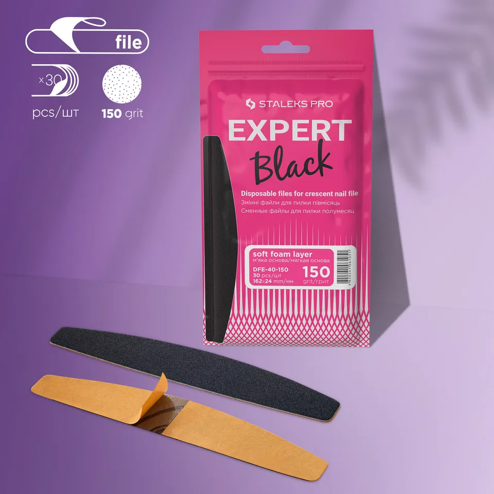 Staleks Pro Expert 40 neglefil refill halvmåne 150 grit