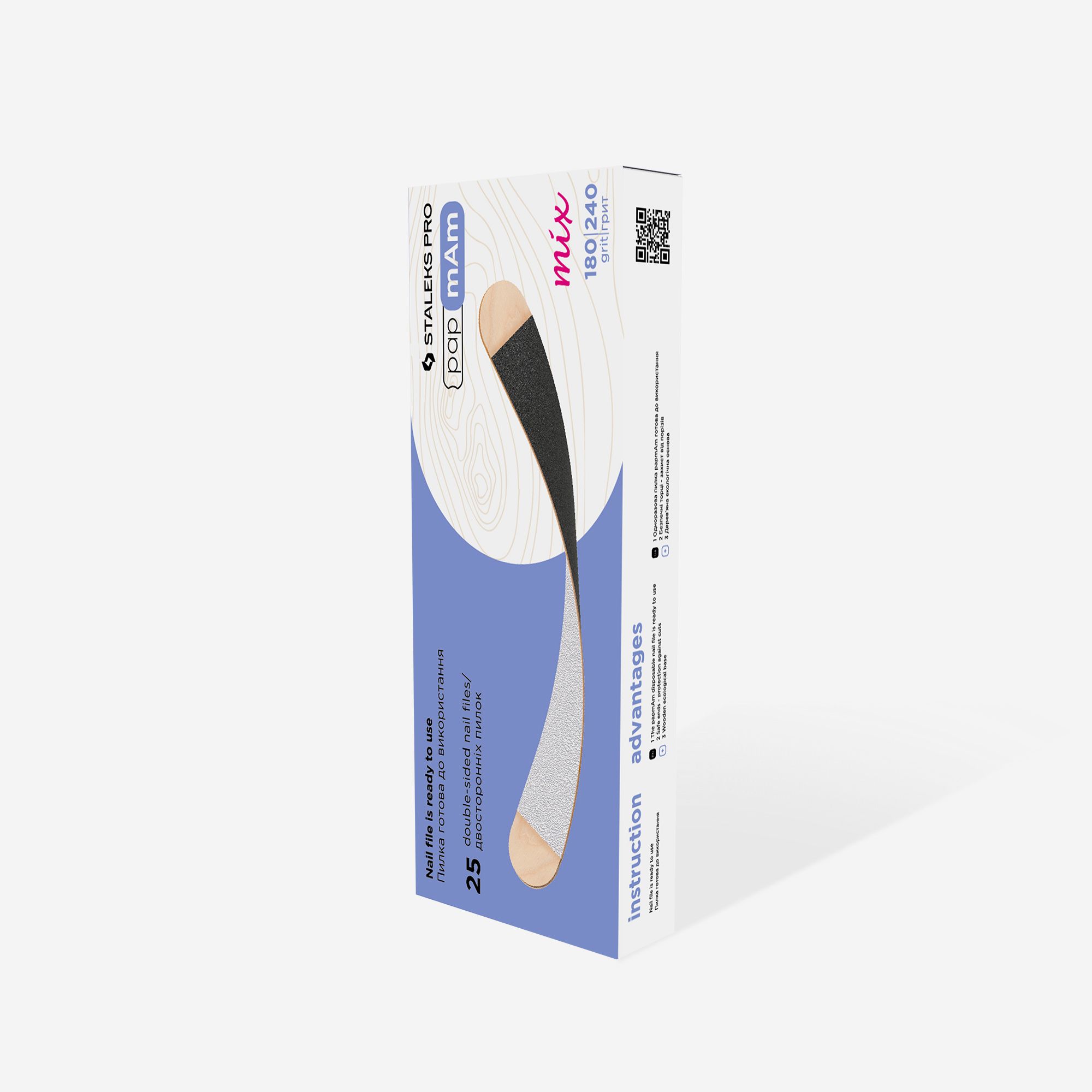 Staleks Expert 22 papmAm Mix trefiler 180/240 25 stk