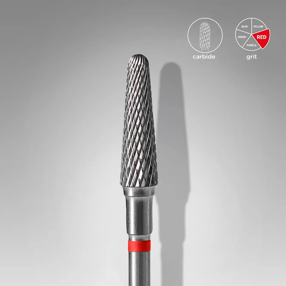 Staleks Expert fresebit hardmetall rød 4 mm / 13 mm