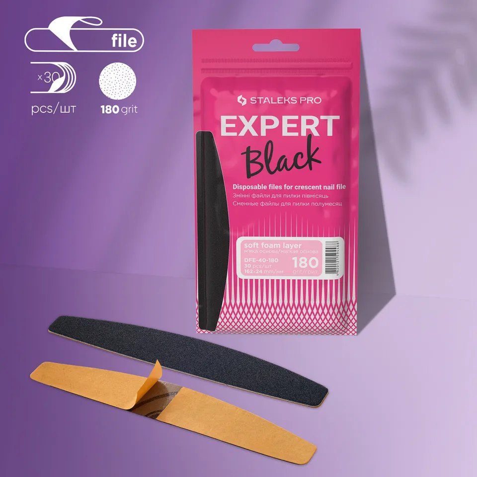 Staleks Expert 40 slipepapir halvmåne 180 grit