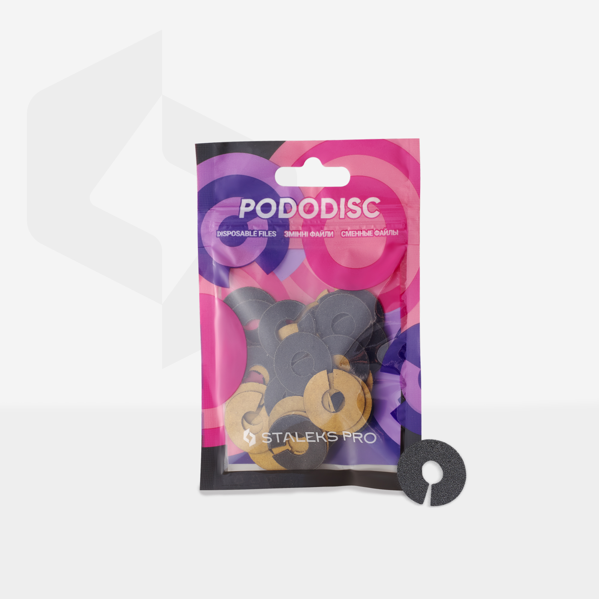 Staleks Pro M pedikyrdisk refil 180 grit 50 stk