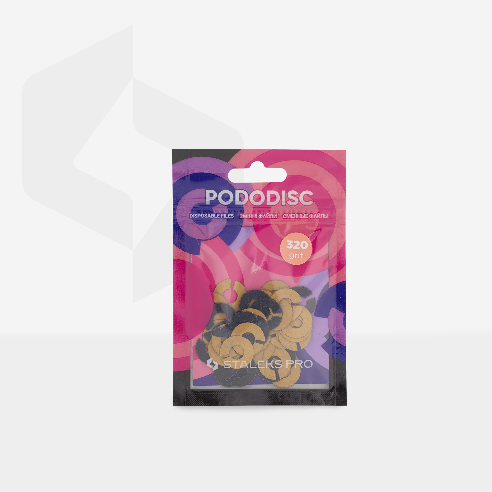 Staleks Pro S pedikyrdisk refil 320 grit 50 stk