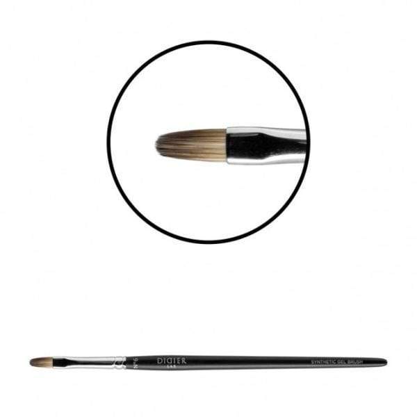 Didier Lab No6 Oval Tiger Toray gelpensel syntetisk