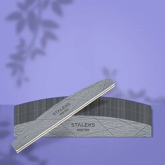 Staleks Smart 40 mineral neglefil halvmåne 100/150 25 stk