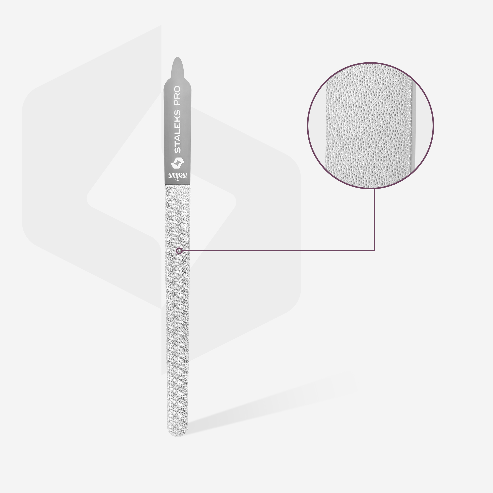 Staleks Expert 11 neglefil laser 155 mm rett med skaft