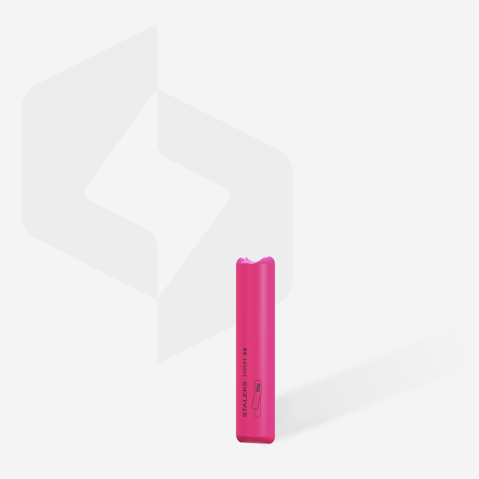 Staleks Expert 50 neglefil base kort plast skånet