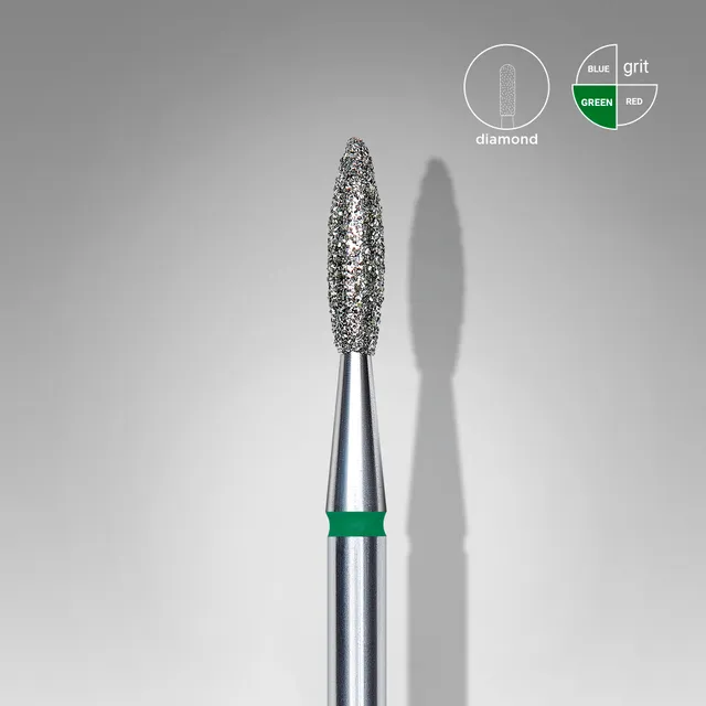 Staleks Expert diamantbor flamme grønn grov 2,1 mm