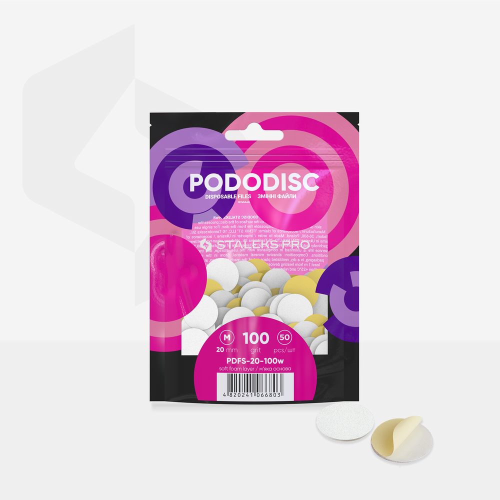 Staleks Pododisc M Expert slipefiler 100 grit 50 stk grove