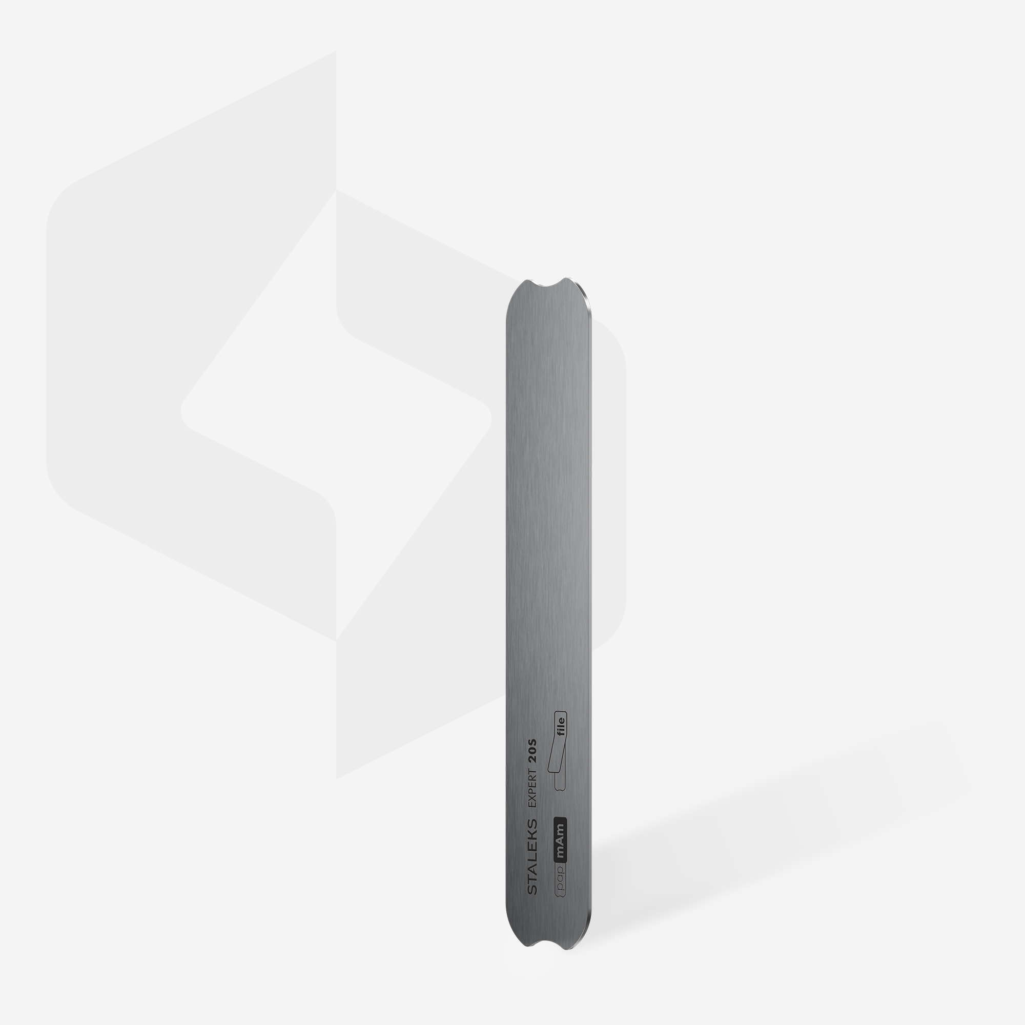 Staleks Expert 20s filbase metall rett 130 mm