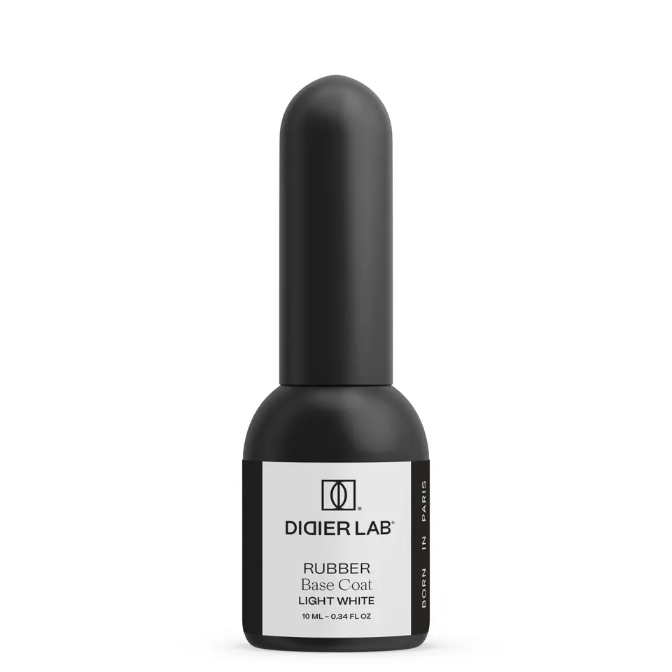 Didier Lab Rubber Base gellakk Light White HEMA-fri