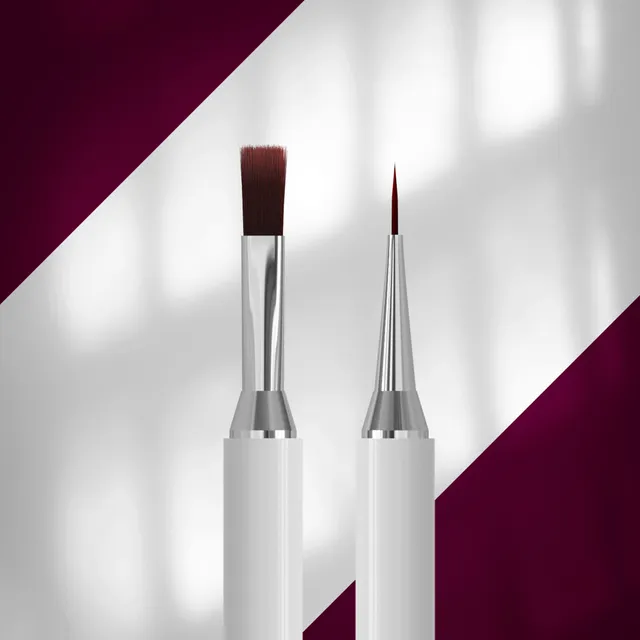 Staleks Exclusive 08/03 gelpensel dobbel 10 mm + liner