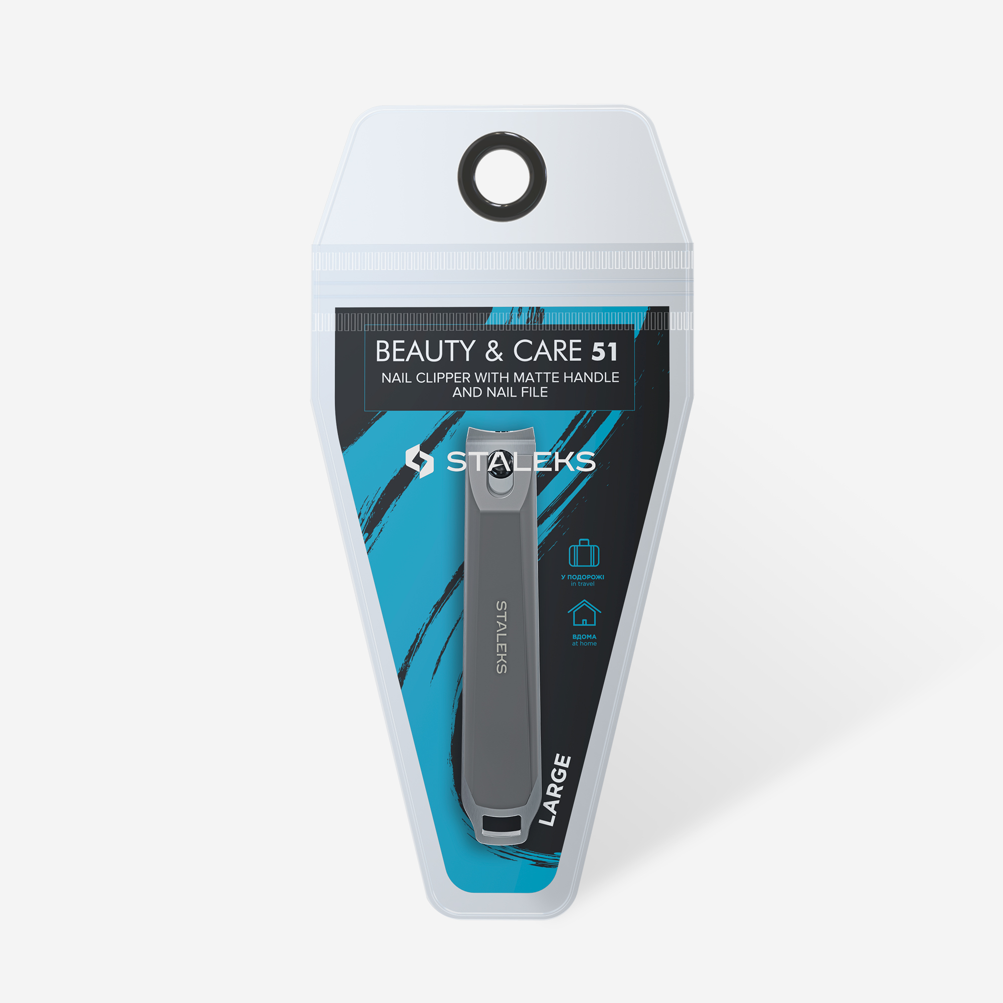 Staleks Beauty Care 51 negleklipper stor matt med fil