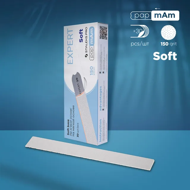 Staleks Expert 20 engangsfiler 150 grit 30-pk hvit