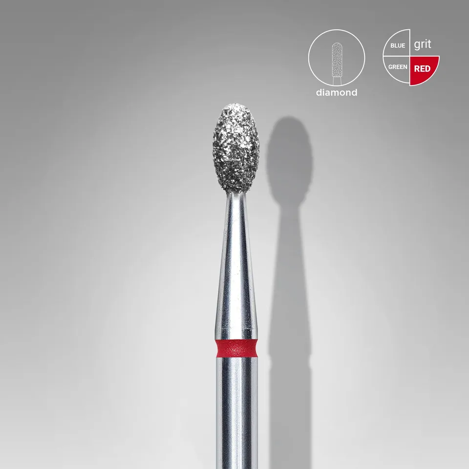 Staleks Expert fresebor oliven diamant rød 2,5/5 mm
