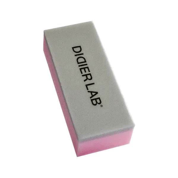 Didier Lab buffer rosa/grå 100/220 grit neglebuffer