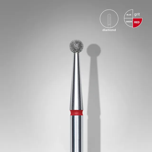 Staleks Expert Ball Red diamantfres 2,5 mm rød fin