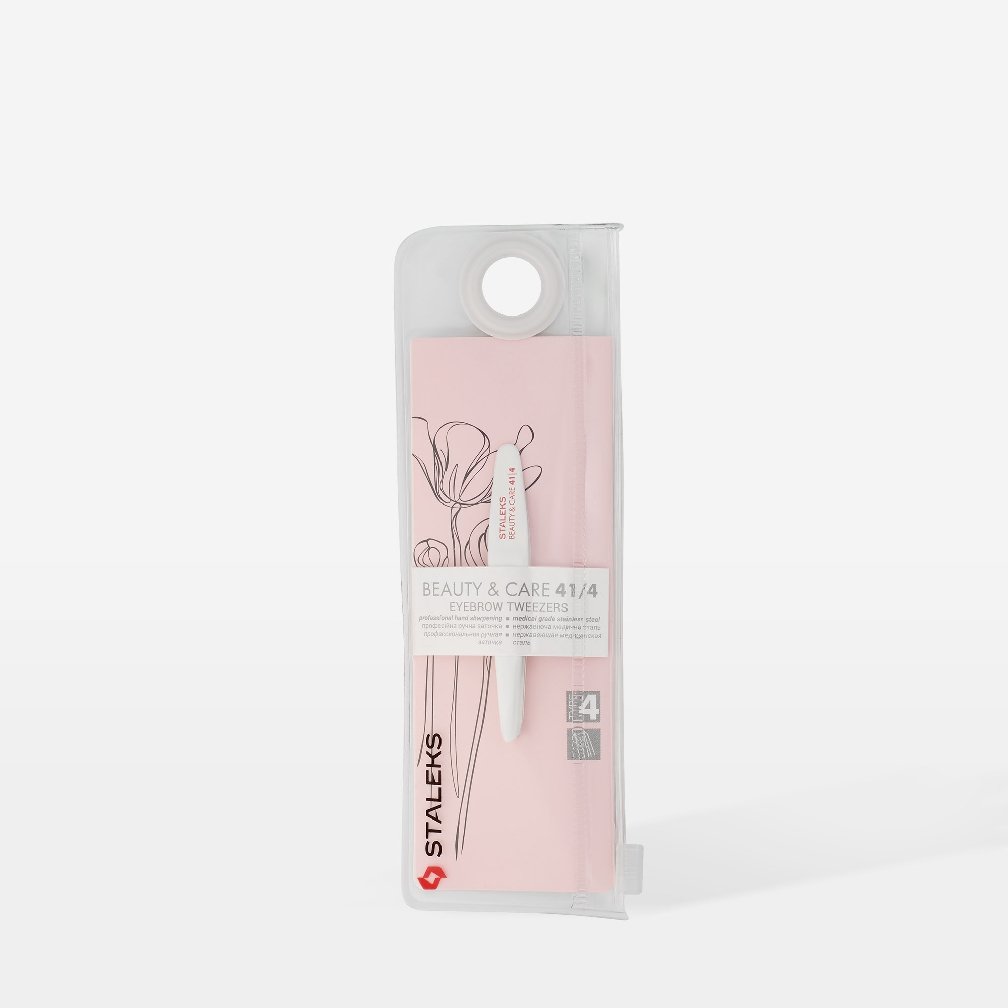 Staleks Beauty & Care 41 Type 4 pinsett skrå smal