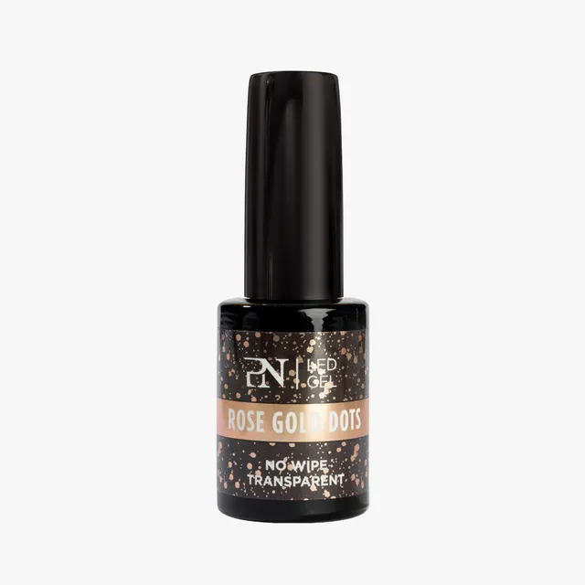 ALCE Rose Gold Dots top coat glitter