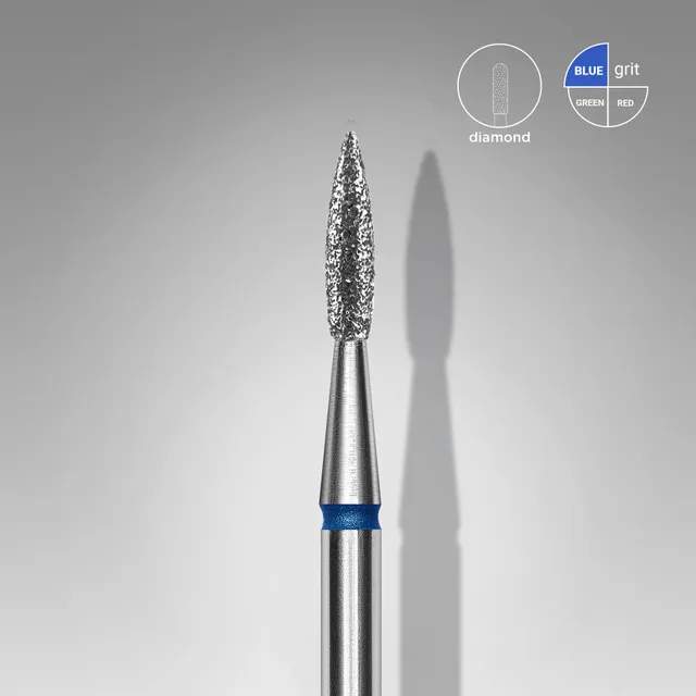 Staleks Expert diamant fresebor flamme blå 1,8 mm / 8 mm