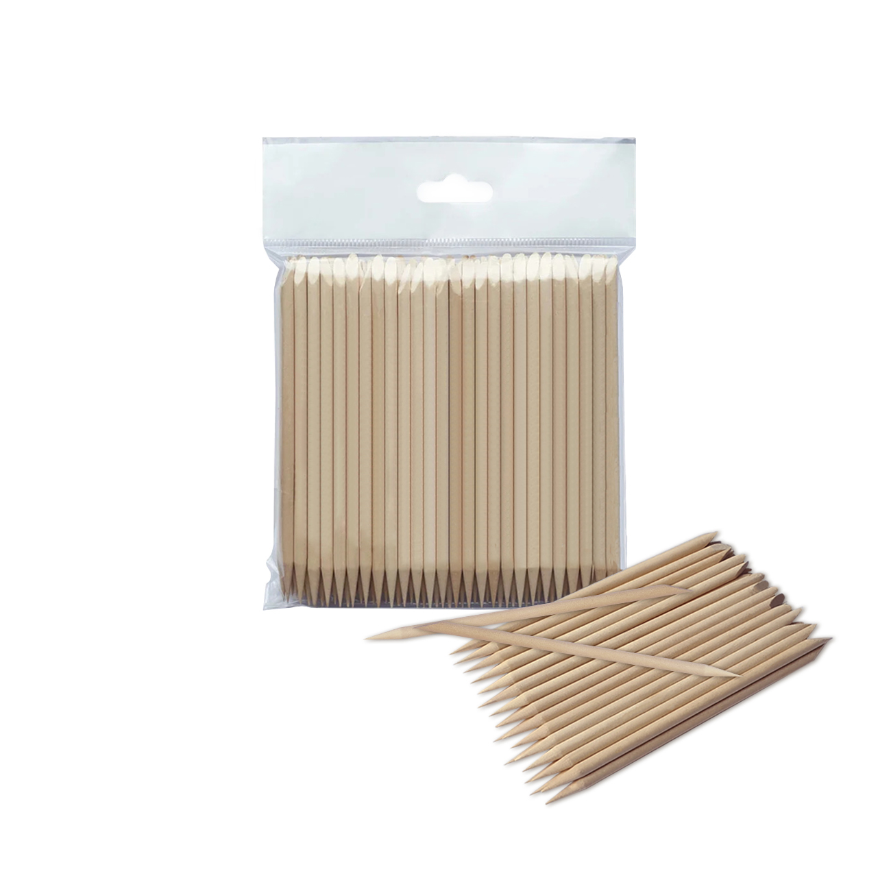 Staleks Expert orangepinne tre 110 mm 100 stk