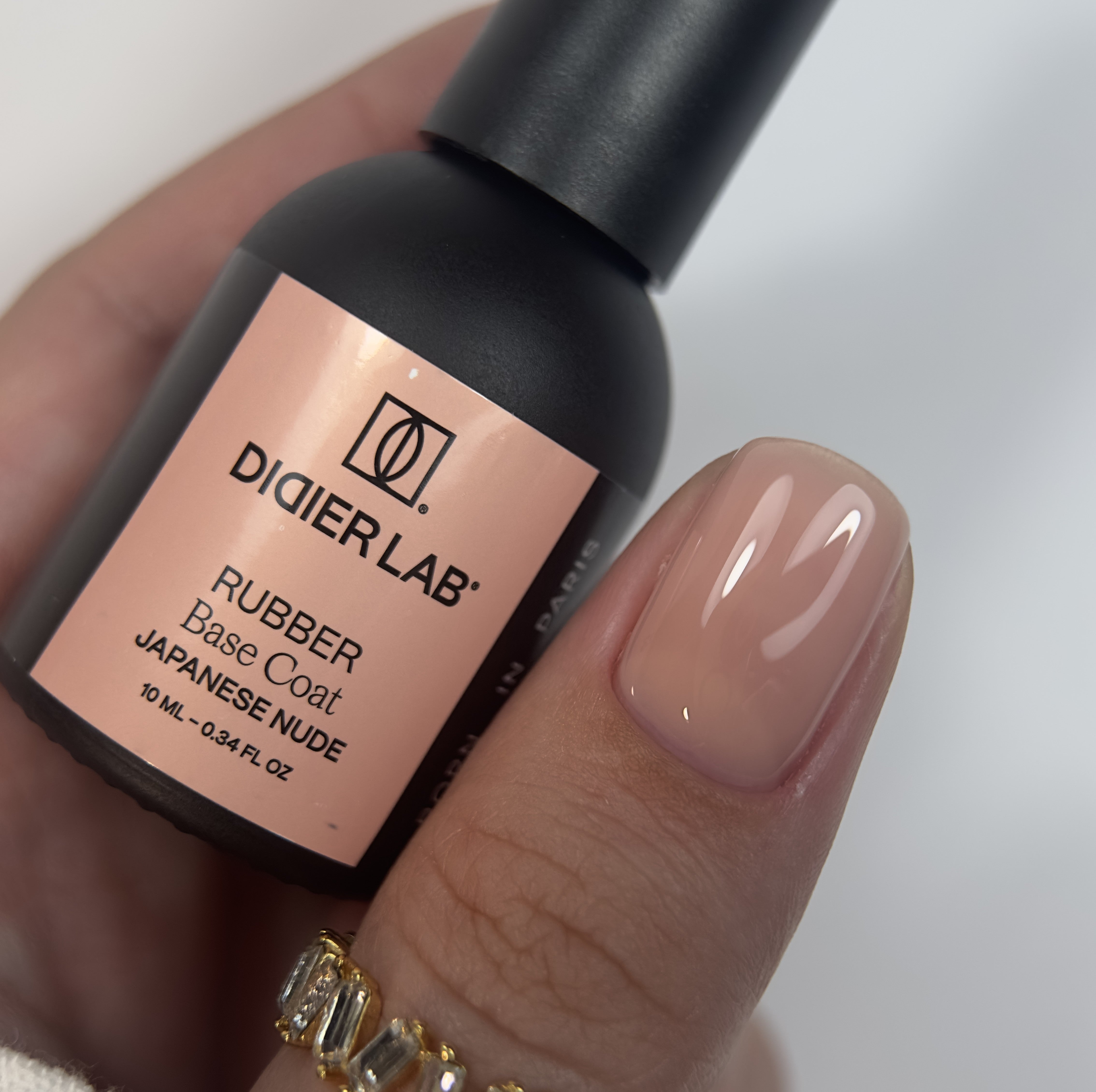 Didier Lab Rubber base coat Japanese Nude fleksibel